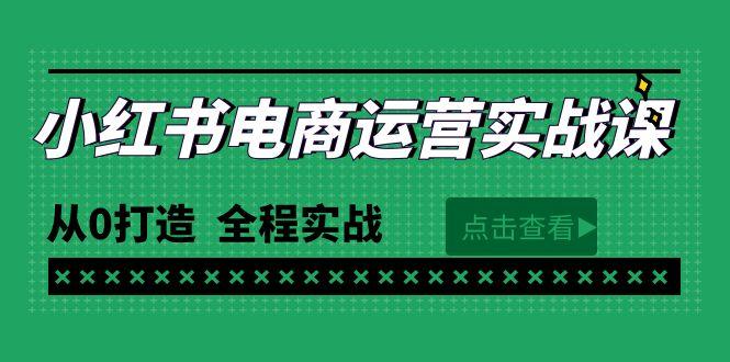 (9946期)最新小红书·电商运营实战课，从0打造  全程实战(65节视频课)-云创网