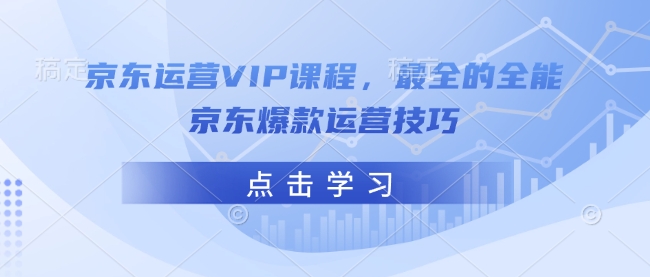 京东运营VIP课程，最全的全能京东爆款运营技巧-云创网