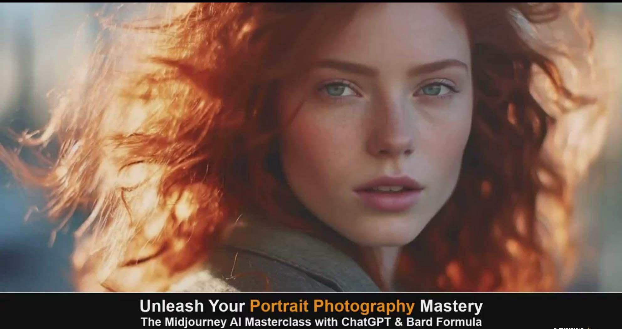 图片[2]-(9312期)Midjourney v5 ChatGPT 和 Bard AI人工智能人像摄影大师班-15节-中英字幕-云创网